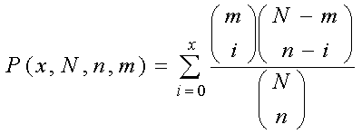 Hypergeometric Distribution